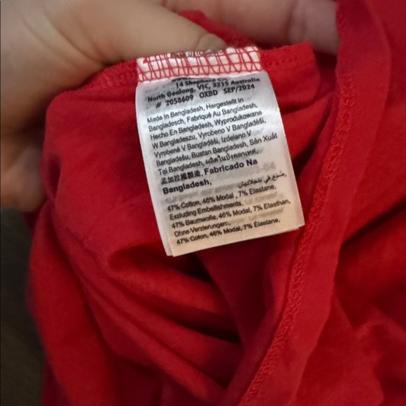 Cotton On All Day Red Tee - Picture 3 of 4